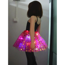 Girl Teens Light Up Tutu Polka Dots Skirt Fairy Glow Party Luminous Costume Stage led Dancing Suits Birthday Gift Christmas