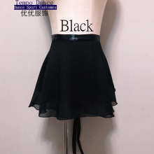 Girls Ballet Dance Skirt Chiffon Wrap Dancewear Of Ballet Tutu Dress For Toddler Women