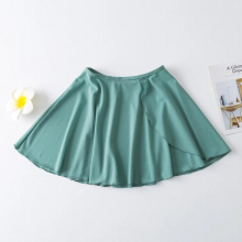 High Kids Girls Training Dance Wear Mesh Spandex Wrap Ballet Skirts