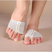 Sequins Heel Protector Professional Ballet Dance Socks 1 Pair Belly Dancing Foot thong Toe Pad Belly Dance Accessories