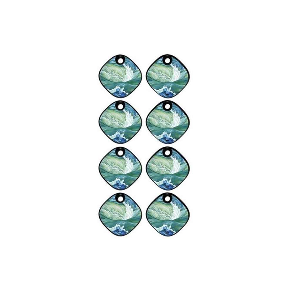 MightySkins SAGAST-Cyclone Wave Skin Compatible with Samsung Galaxy SmartTag - Cyclone Wave - Pack of 4-image-OPC-PCQTQNB-NEW