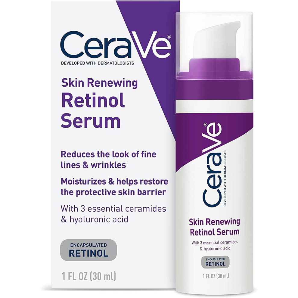 CeraVe Skin Renewing Retinol Serum Reduce Appearance of FineLines Wrinkles 30ml