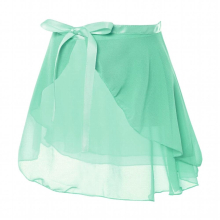 Kids Girls Chiffon Ballet Dance Skirt Lace-up Apron Dancing Skirt Ballet Practice Clothes Dance Wear Tulle Tutu Gauze Skirt