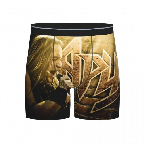 Heavy Metal Underpants Breathbale Panties Male Underwear Boxer Briefs
