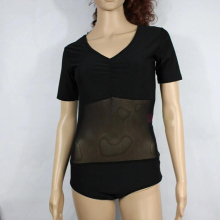 Corset Spandex Clothes bellydance One Piece Dancewear Women Bodysuit for Belly Dancer Bottoming Shirt Short half Sleeve