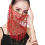 Indian Belly Dancer Veil Accessories Chiffon Accessory ?Sequins Tassel Performance 3