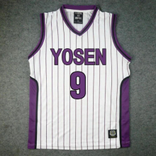 Kuroko no Basuke Basket Cosplay Yosen School Uniforms Murasakibara Atsushi Jersey 9 12 Sportswear Men T-shirt Shorts