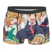 Tohru Tribute Underpants Breathbale Panties Male Underwear Print Shorts Boxer Briefs