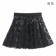 Children Dance Practice Mini Skirt Girl Chiffon Ballet Skirt Kids Lace Apron Elastic Waist Half Skirt Ballet Wear