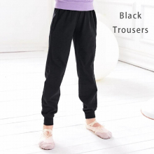 Girls Kids Boys Ballet Dance Pants Cotton Mid Waist Hiphop Gymnastic Pants Children Loose Dance Training Trousers