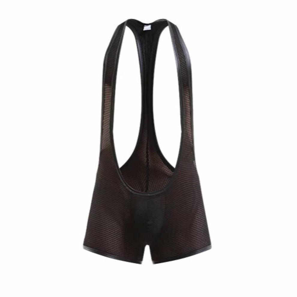 Black Sexy Teddies Erotic Jumpsuits Lingerie Gay Mens Bodysuits Bodywear Wrestling Singlets Men Leotard Shapers Underwear Undershirts