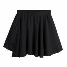 Toddler Girls Dance Tutu Ballet Skirt Child Basic Classic Chiffon Mini Pull-On Wrap Skirt Costume for Performance Dancing Wear