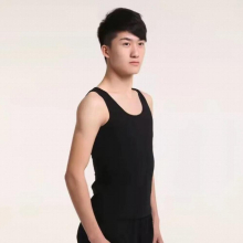 Adult Men Ballet Modern Latin Dance Leotard Top Tank Tops Elastic Pure Cotton Dancing Tanks