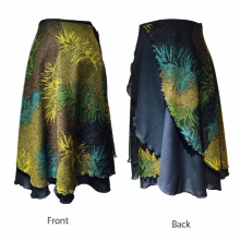 Women Dancing Hip Scarf Latin Dance Skirt Long Sleeve Top Female Bellydance Hip Towel Chiffon Ballet Ballroom Dancing Skirt Girl
