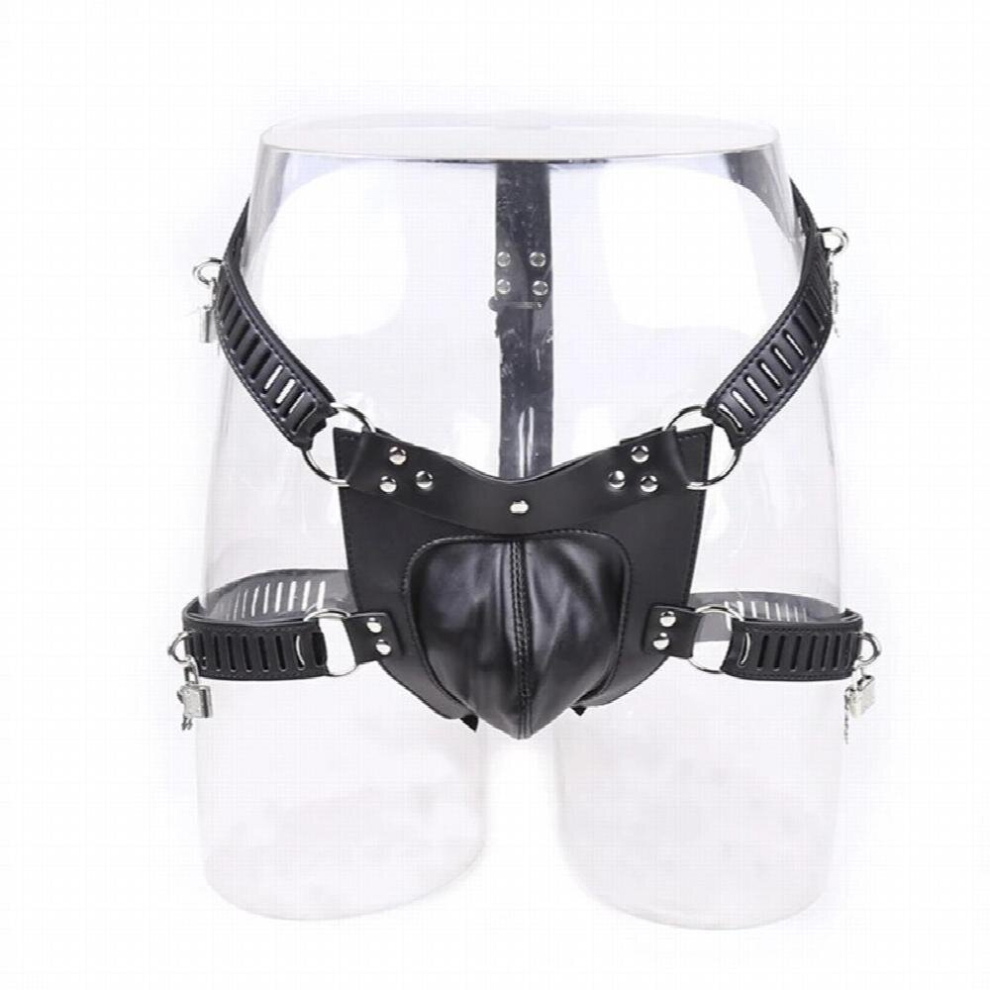 Multicoloured Male Underwear Erotic Gay Penis Chastity Panties Leather Fetish Men Porno Bondage Lingerie Sexy Sissy Panties For Sex