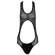 Men Hollow Out Sexy Bodycon Bodysuit See-through Mesh Wrestling Singlet Leotard Jumpsuit Bulge Pouch Fitness Lingerie Teddies