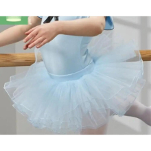Child Dance Pettiskirt Girl Ballet Tight Half-length Activity Veil Three Layers All-match Gauze Skirt Professional Ballet
