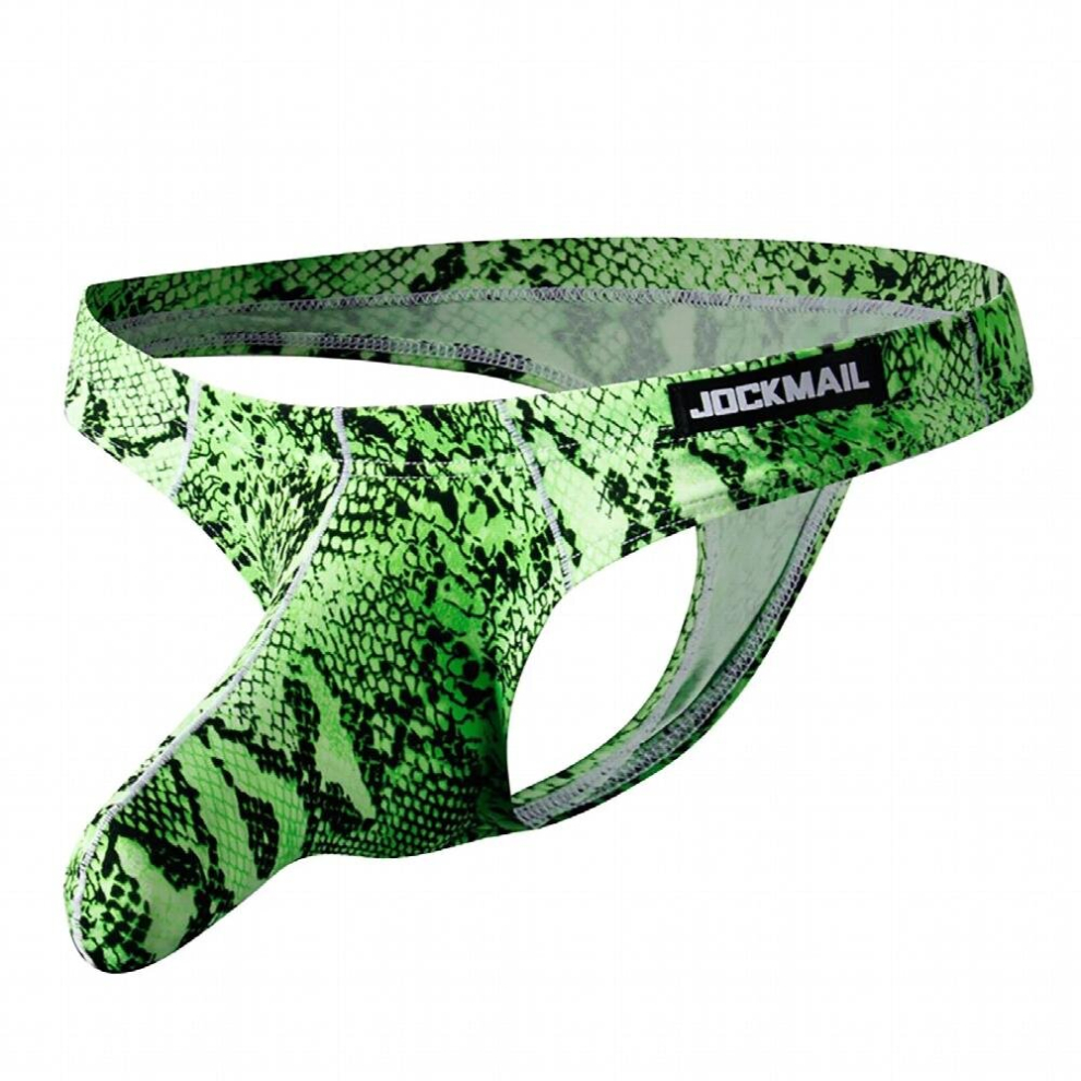 Multicoloured Open Back Underpants Mens Jockstrap Panties Sexy Thongs G String Penis Pouch Underwear Enhance T-Back Open Butt Thong Lingerie