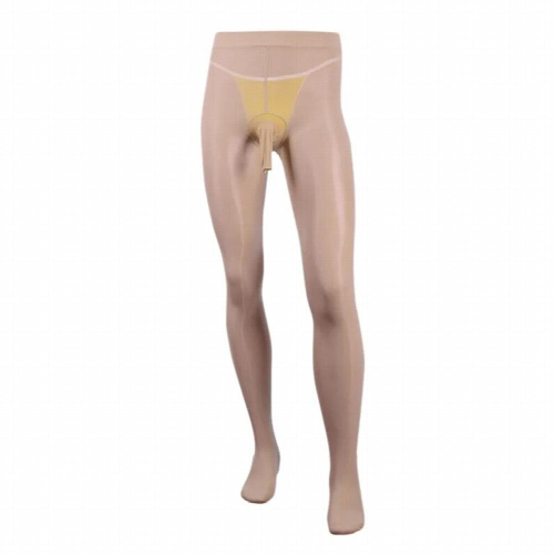 penishülle nylon Men's Nylon Pantyhose Stockings 70D Glossy Penis Sheath Cock Pouch Hosiery  90cm Length M/L Size from Dhgate Men's Socks main image 0