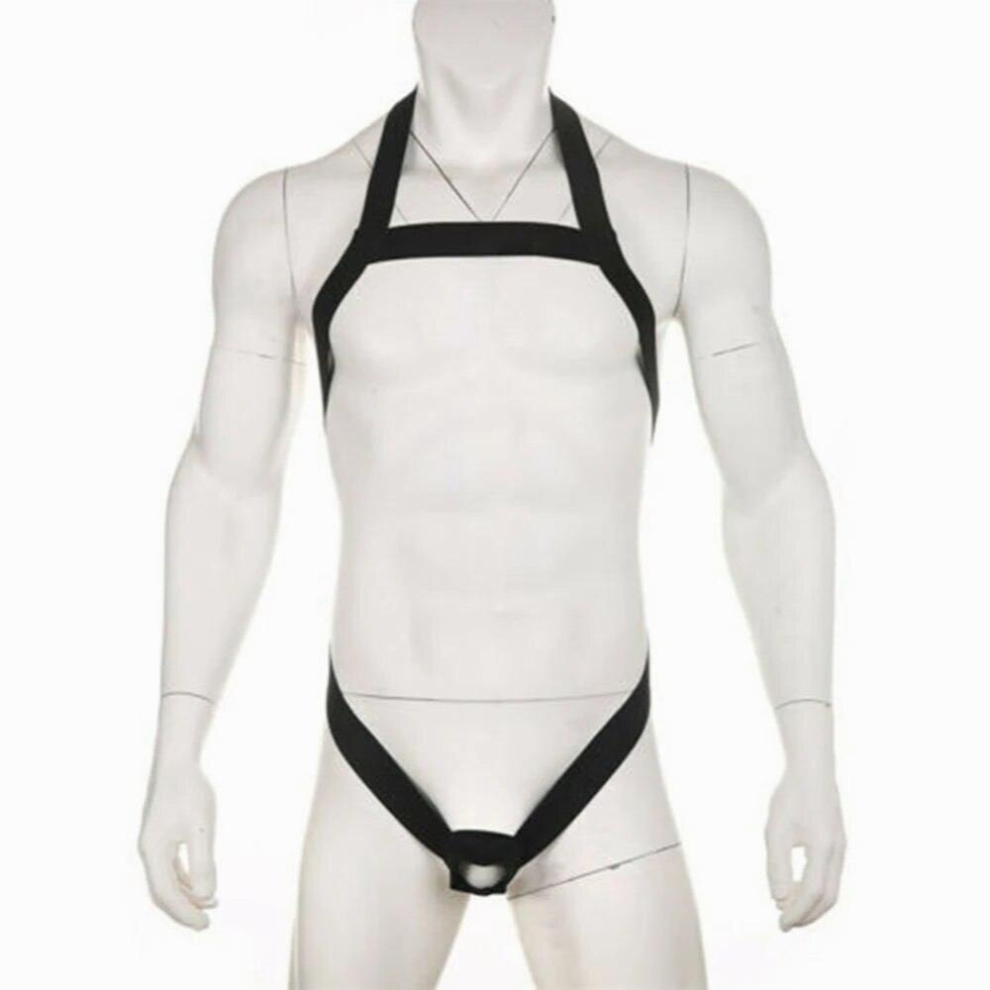 Multicoloured Cosplay Underwear Costume Sexy Show Muscles Clubwear Full Body Straps Gay Harness Jockstrap Men Thongs Band Waist