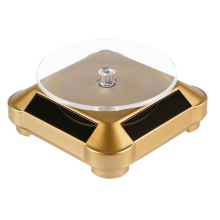 Auto Rotating Turntable d Necklace Bracelet Watch Display Solar