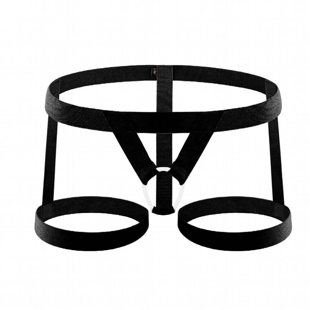 Mens erotic lingerie Underwear O Ring Jockstrap Thong briefs Hollow Out Low Rise panties elastic waistband man Boxer underpants