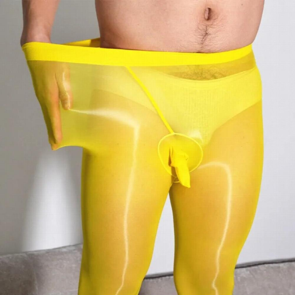 Penis Pouch Sheath Kousen Lingerie Mens Tights Silk Stockings intimates Sexy Erotic Pantyhose Glossy Gay Underwear Sissy Wear