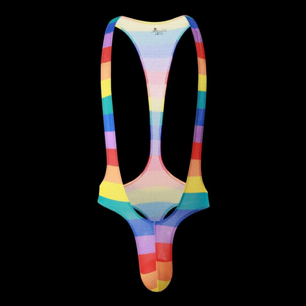 Mens Thong Sexy Jumpsuit Gay Fetish Sissy Sexy Costume See Through Underwear One-pieces Lingerie Sexy Panties