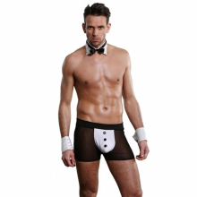 Sexy Suit Nightclub Modeling Mens Provocation, Passion and Charm Perspective Suit Server Uniform Temptation