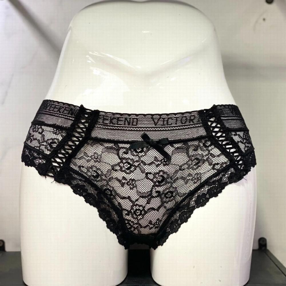 Mens Sissy Panties Sheer Floral Lace Sexy Lingerie Low Rise Crotchless G-string Briefs Gay Men Underwear Sexy Panties Underpants