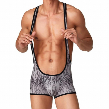 Men Undershirts Leotard Nightwear Boxers Sexy Bugle Pouch Bodysuits Fitness Wrestling Singlet Rompers Vest Underwear Plus Size