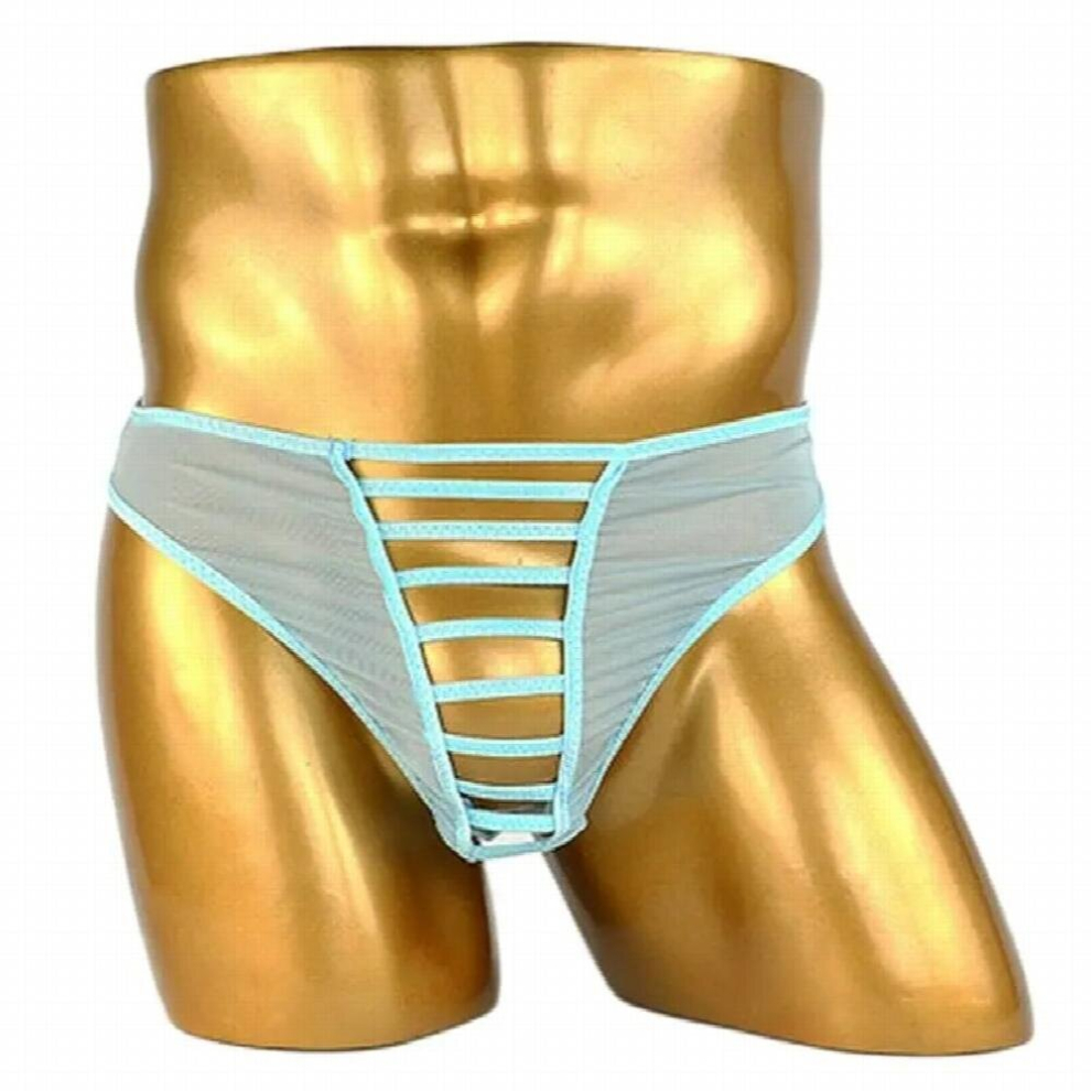 Multicoloured Candy Cherries Male Panties Sexy Thong Cutout Full Transparent Temptation Tight Fitting Men Underwear Penis Sheath Tangas Tb002