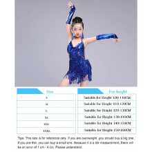 child kid children professional latin dance dress for girls ballroom dancing dresses for kids red sequin fringe tassel