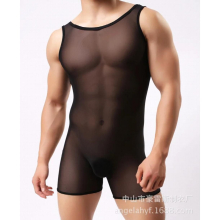 Male Fantasy Sexy Underwear Gay Sissy Body Stockings Open Crotch Jumpsuit Men Erotic Lingerie Fetish Bodysuit Male Sexy Costume