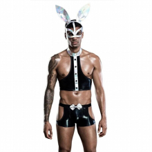 Sexy Mens Bunny Costume Maid Cosplay Erotic Men Party Performance Dress Rabbit Role Play Halloween Costumes