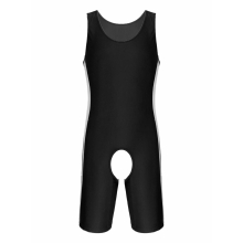 Mens Gay Male Catsuit Sexy Bodysuit Crotchless Open Butt Sissy Cut Out Teddies Body Stocking Nightwear Clubwear Costumes