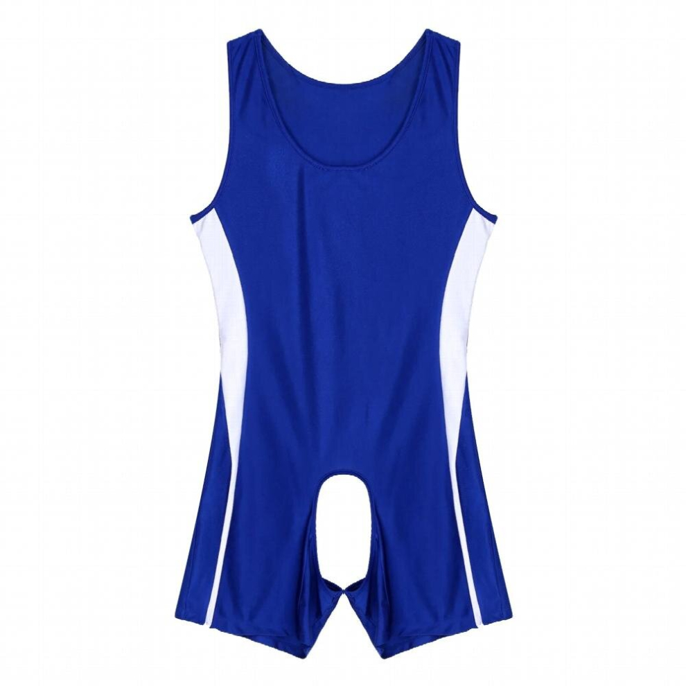 Mens Sexy Bodysuit Lingerie Sleeveless Crotchless Bodycon Teddies Gay Male Sissy Open Butt One-piece Jumpsuit Nightwear