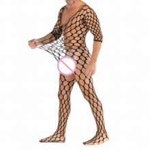 Summer Man Pajamas Stocking Sexy Costumes Sexy Lingerie Erotic Bodystocking Catsuit Plus Size Body Suit Male Soft Sleepwear