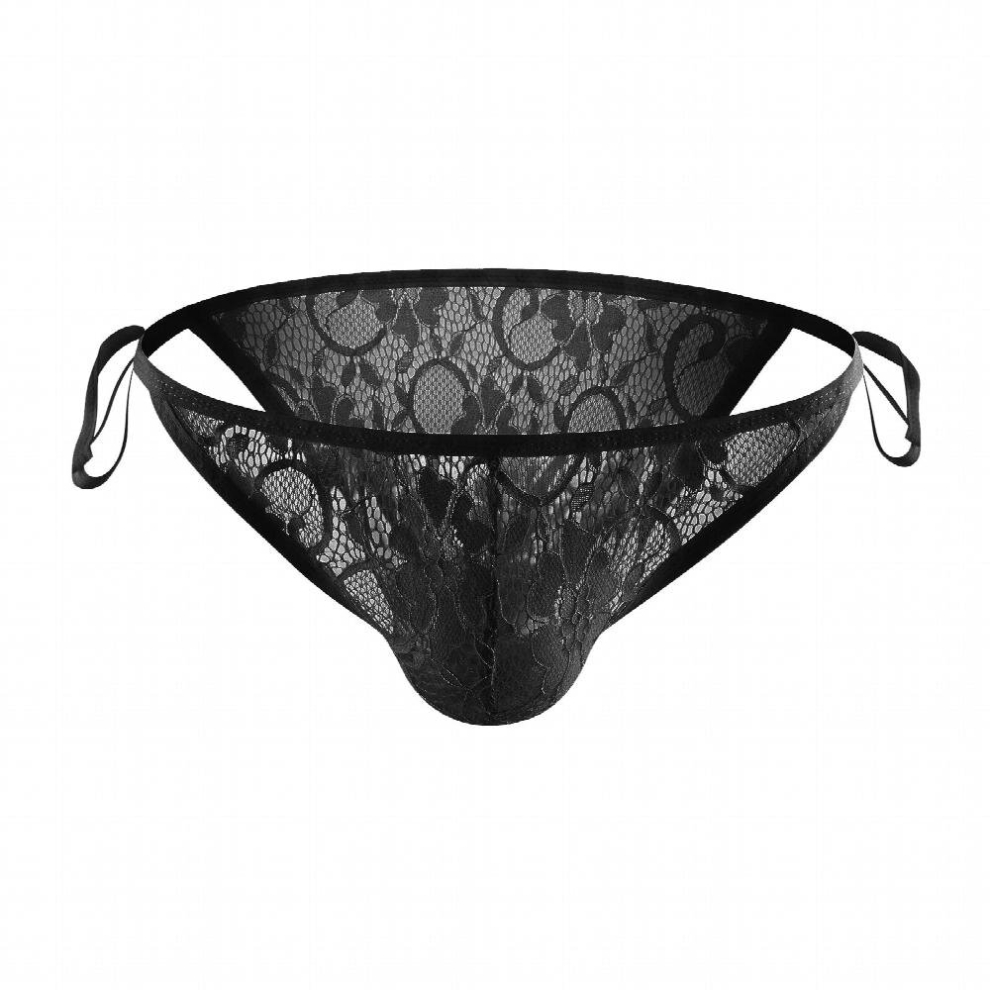 Multicoloured Men Underwear Thong Sexy Lace Thongs G String Sissy Panties Bikini Hombre Erotic Lingerie T-Back Underpants