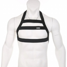 Bondage Lingerie Harness Men Body Chest Costume Man Elastic Straps Sexy Costume Hollow Out Halter Neck Clothing