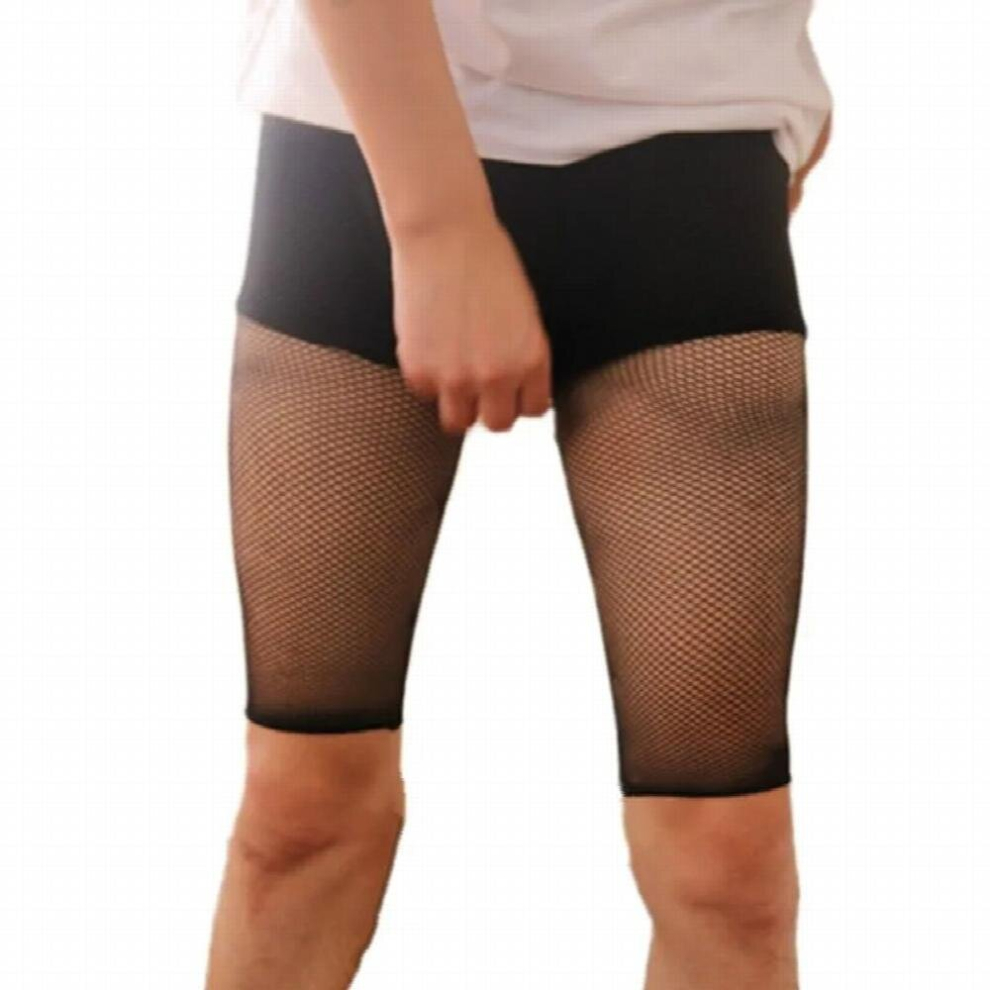 Black Summer Small Mesh Short Pantyhose Mens Fishnet Tights For Man Husband Lingerie Guy Underwear Collants