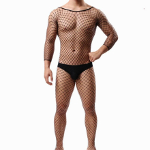 Sexy lingerie men body suits teddy erotic club costumes sexy underwear intimate nightgown sex products hose porn stockings