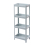 Living And Home 4 Layers Freestanding Plastic Corner Storage Rack for Bathroom Kitchen 3