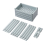 Living And Home 4 Layers Freestanding Plastic Corner Storage Rack for Bathroom Kitchen 6