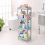 Living And Home 4 Layers Freestanding Plastic Corner Storage Rack for Bathroom Kitchen 1