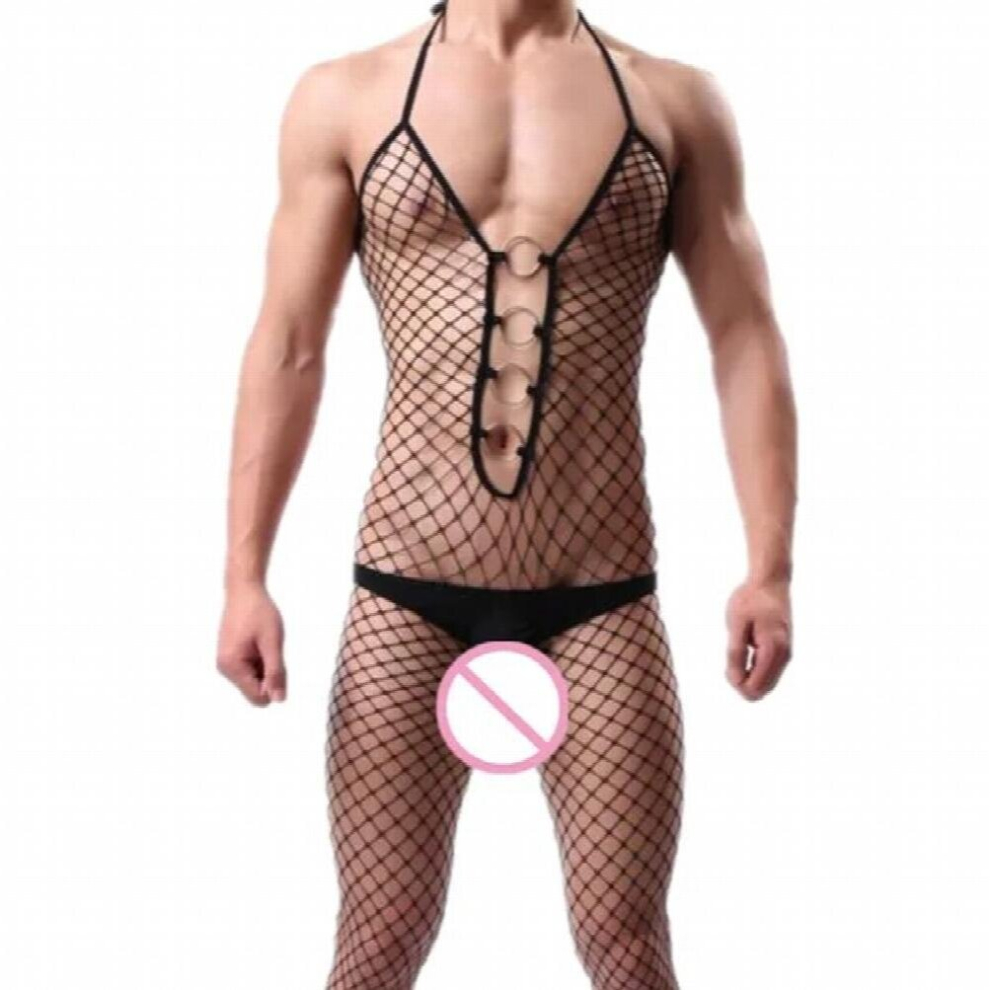Black Langerie For Male Sexy Lingerie Porno Erotic Sleepwear Sexy Underwear Lenceria Pajamas Plus Size Men Nightgown Sexy Costumes