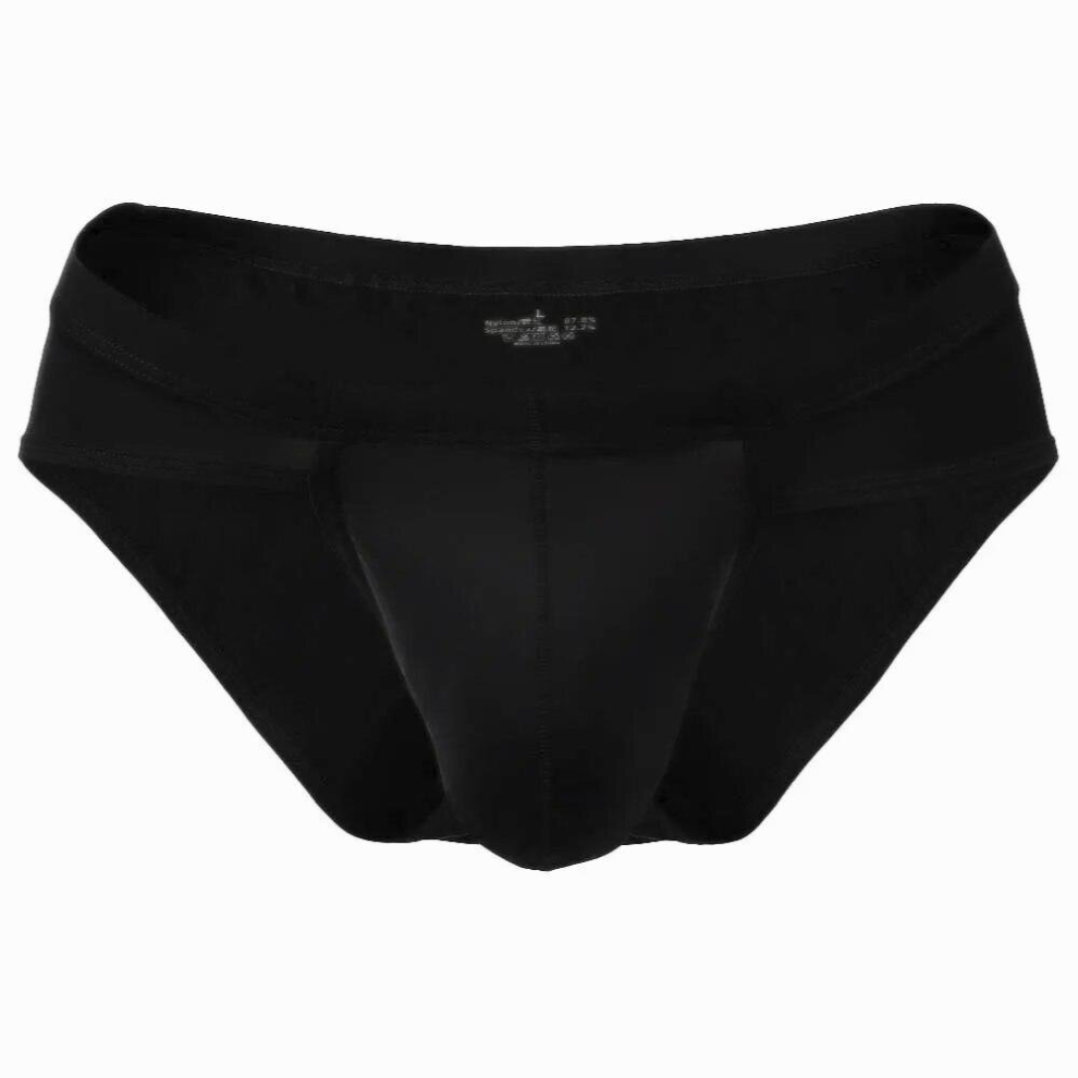 Mens Sexy Briefs Ice Silk Breathable Underwear See Through Transparent Panties Bulge Penis Pouch Hombre Sunga