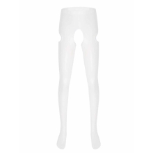 Mens Lingerie Sexy Open Crotch Tights Leggings Lace Trimming Stockings Crotchless Pantyhose Gay Male Erotic Hosiery Underwear