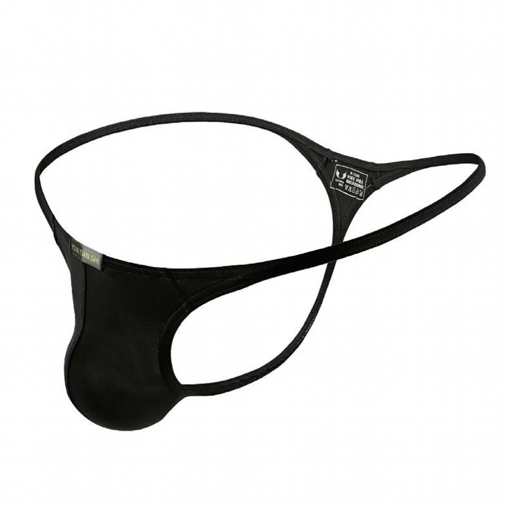 Mens Underwear Sexy Bulge Pouch G-strings Thongs Solid Low Waist Gay Jockstrap Jock Straps Underpants Erotic Lingerie