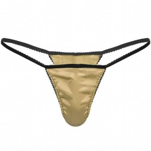 Men Smooth Silky Satin Panties Sexy Low Rise T-Back Micro Tangas Sissy ...